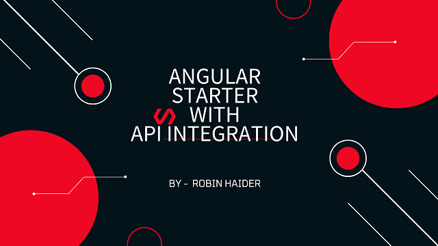 Angular Starter with API Integration